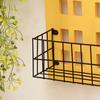 Wall Storage Shelves Hand Made Wood House Shape Wall Mounted Shelf for Bedroom Living Room Yellow