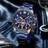 Luxury Business Multifunctional Mens Watches Quartz Chronograph Classic Fashion Luminous Wristwatches Reloj Hombre