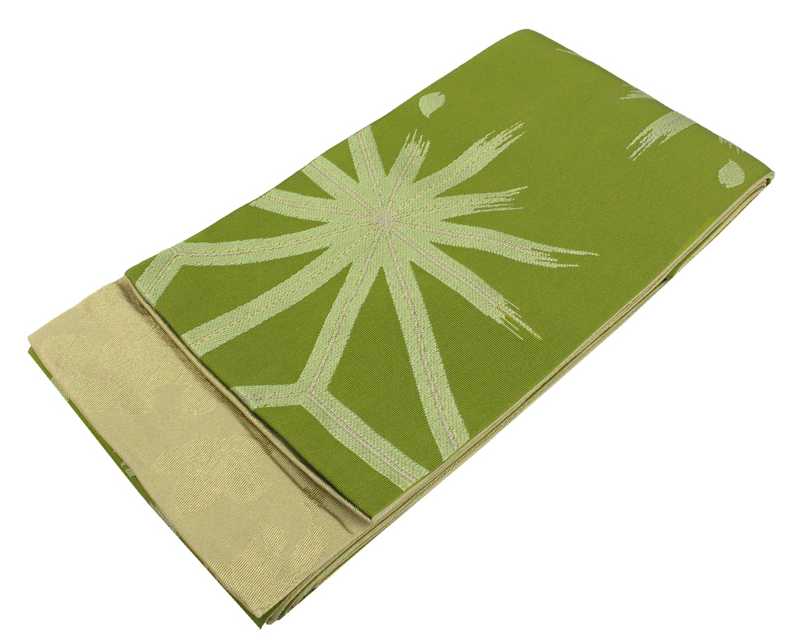 

Japanese Online Shop Obi Ladies Hemp Leaf Cherry Blossom Polyester Arashiyama Yoshimura Small Bag Obi Yukata Kimono N0107 [Kimono Kyuzen] Half-width