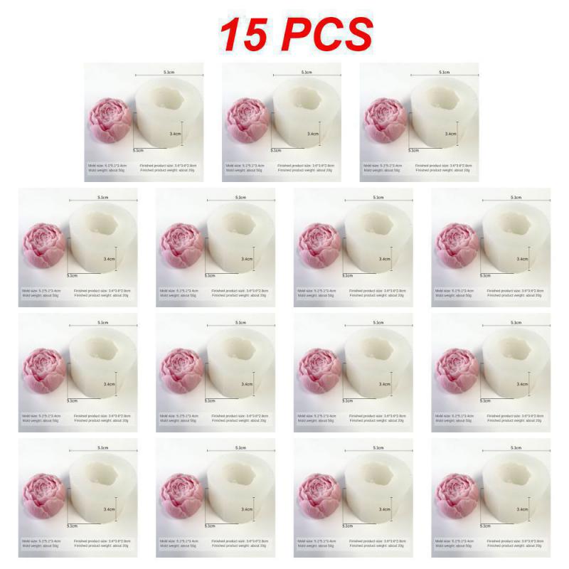 3D Three-dimensional To Be Released Rose Silicone Mold  Cake Chocolate Baking Tools Valentine's Rose Candle Silicone Mold