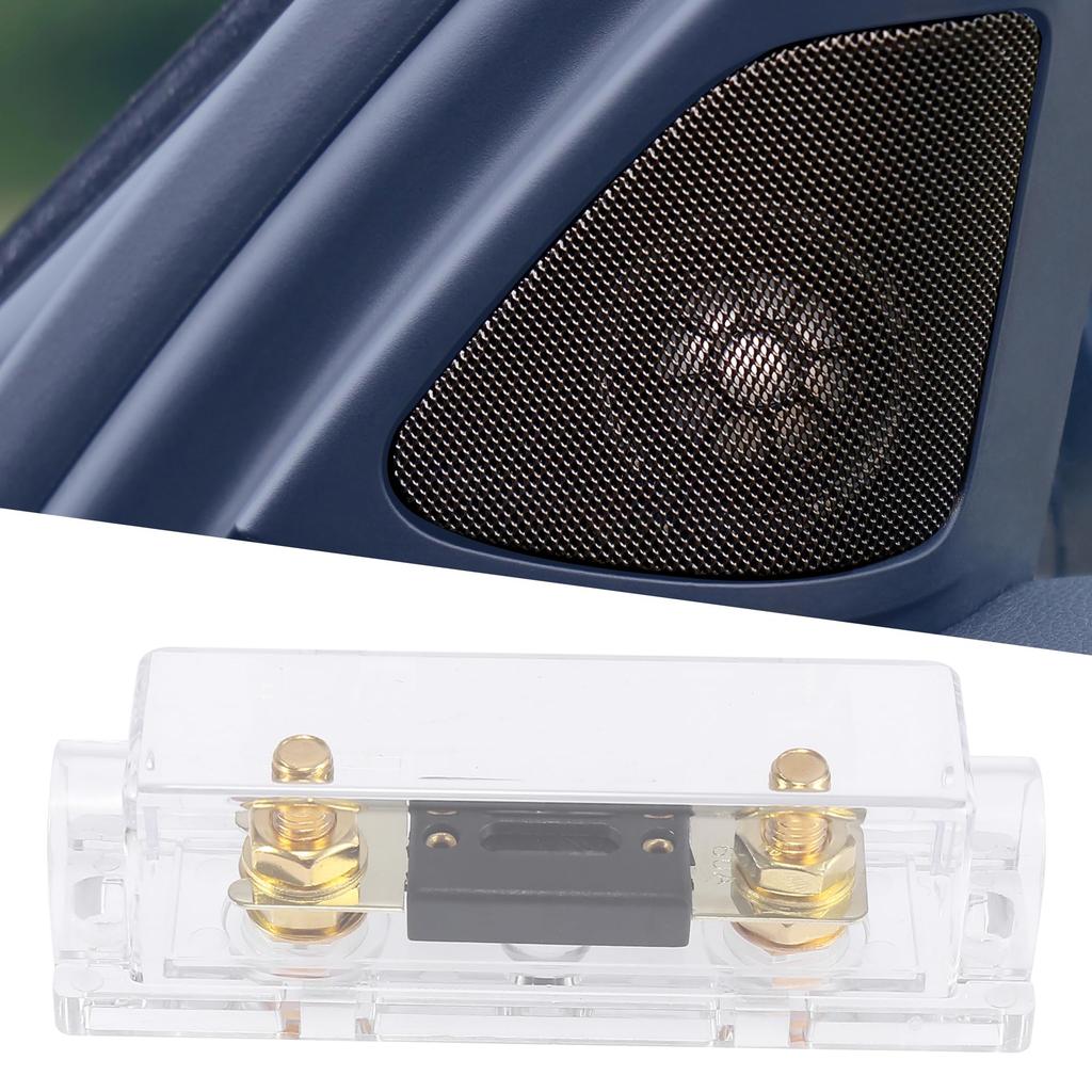 X AUTOHAUX Fuse Holder Fuse Box Fuse Cap Transparent ANL Fuses Electrical Protection Fuses