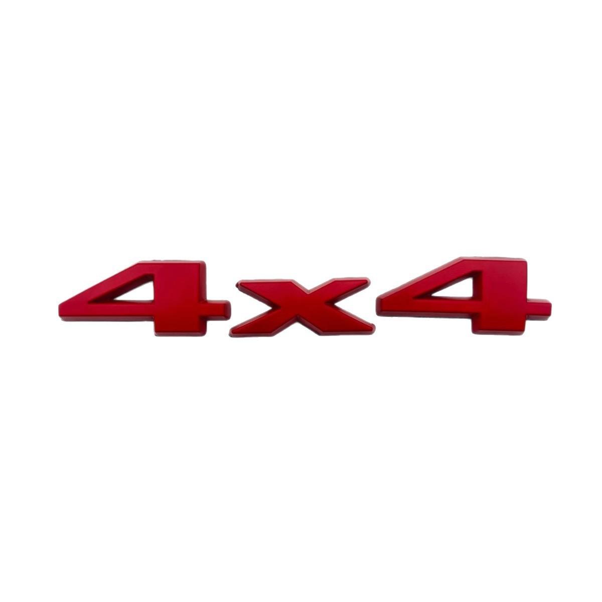 

2 pcs Car Styling Metal Car Trunk Badge Stickers For 4X4 Limited Letters Emblem Logo Car Accessories красный