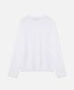 PSSHOPPER Layered Inner Cropped Long Sleeve T-Shirt [White]