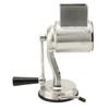 Manual Cheese Grater Cheese Shredder with 5 Interchangeable Blades Stainless Steel Hand Crank