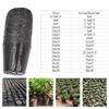 5-100pcs 16 Sizes Disposable Plastic Planting Flower Pot Nutrition Bowl Seedling Cup Black Seedling Box Home Garden Grow Bags