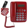 W520 Caller Identification Telephone Hands Free Call for Office Home Family BusinessRed