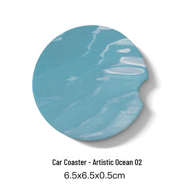 SOVO Diatomaceous Earth Car Cup Coaster