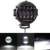 7-Zoll 60W Runde LED-Leuchten Scheinwerfer Superhelle Offroad-LED-Arbeitslichtleiste Verstellbare Montagehalterung Tagfahrlicht