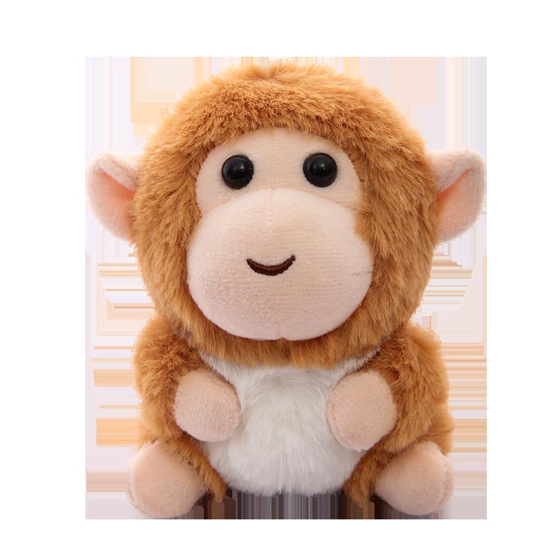 Plush Monkey Stuffed Animal Toy With Soft Short Plush For Kids And Gifting