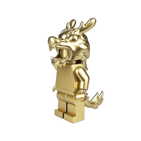 

Будівельні блоки. Фігурка. Китайський стиль. Координація рук і очей. Іграшка-головоломка. Екологічно чистий Новий Рік. DIY. золотистий