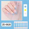 Trendy Nails Polish Wraps Gels Nail Strips French Tip Gels Nail Sticker Gradient Gels Nail Wraps Nail Art Decoration