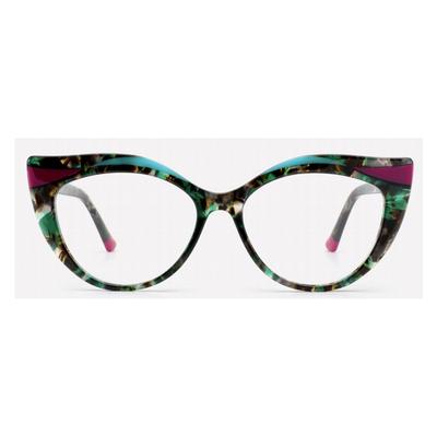 Cross-Mirror E-Commerce Plate Splicing Optical Glasses Frame Personalized Cat'S Eye Women'S Flat Mirror