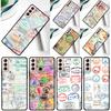 Retro Post Card Passport Stamps Phone Case For Samsung Galaxy S25 Ultra S9 S10 S20 S21 FE S22 S23 S24 Plus S24 Ultra Cover