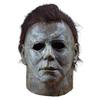 Latex Full Head Horror Mask Moonlit Pale Slasher Realistic Gore Effect For Halloween Party Haunted House Cosplay For Adults