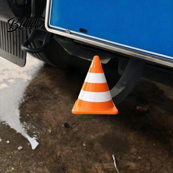 Off Road Vehicle Accessories Traffic Cone Trailer Hitch Cover Funny Cone-Shaped Towing Ball Cap Universal Cap UV-Resistant Protective Cover
