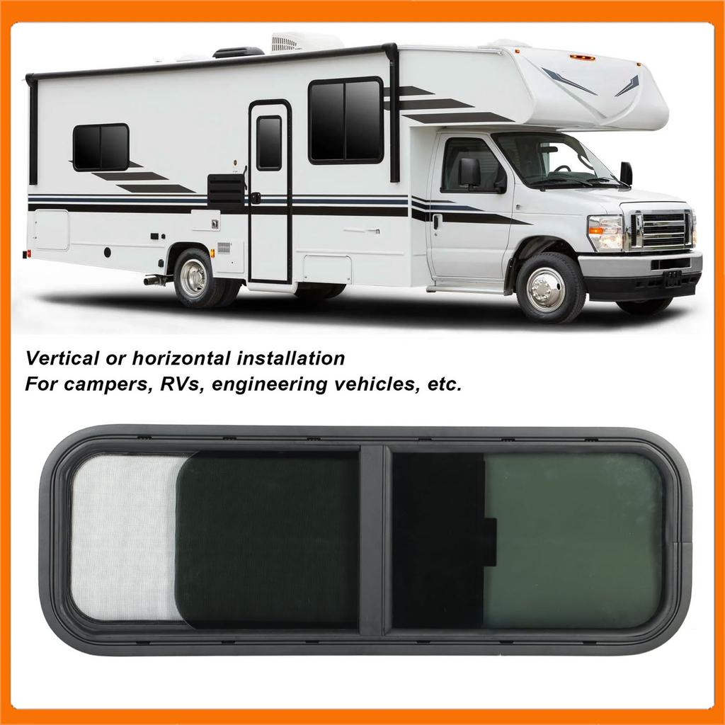 RV Compartment Hatch Cover Long Life Travel Trailer Access Door 14 X 14 Inch Horizontal or Vertical Installation for Campervan