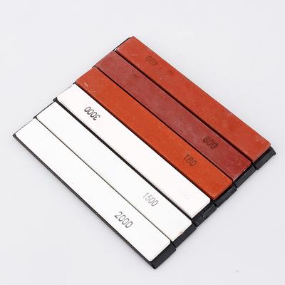 6Pcs Set Whetstone Sharpening Stones Set Grit 180# 400# 800# 1500# 2000# 3000# for Kitchen