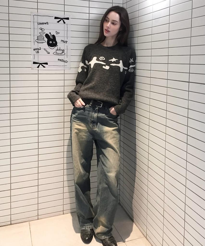 Lougeu Signature Logo Sweatshirt_Charcoal