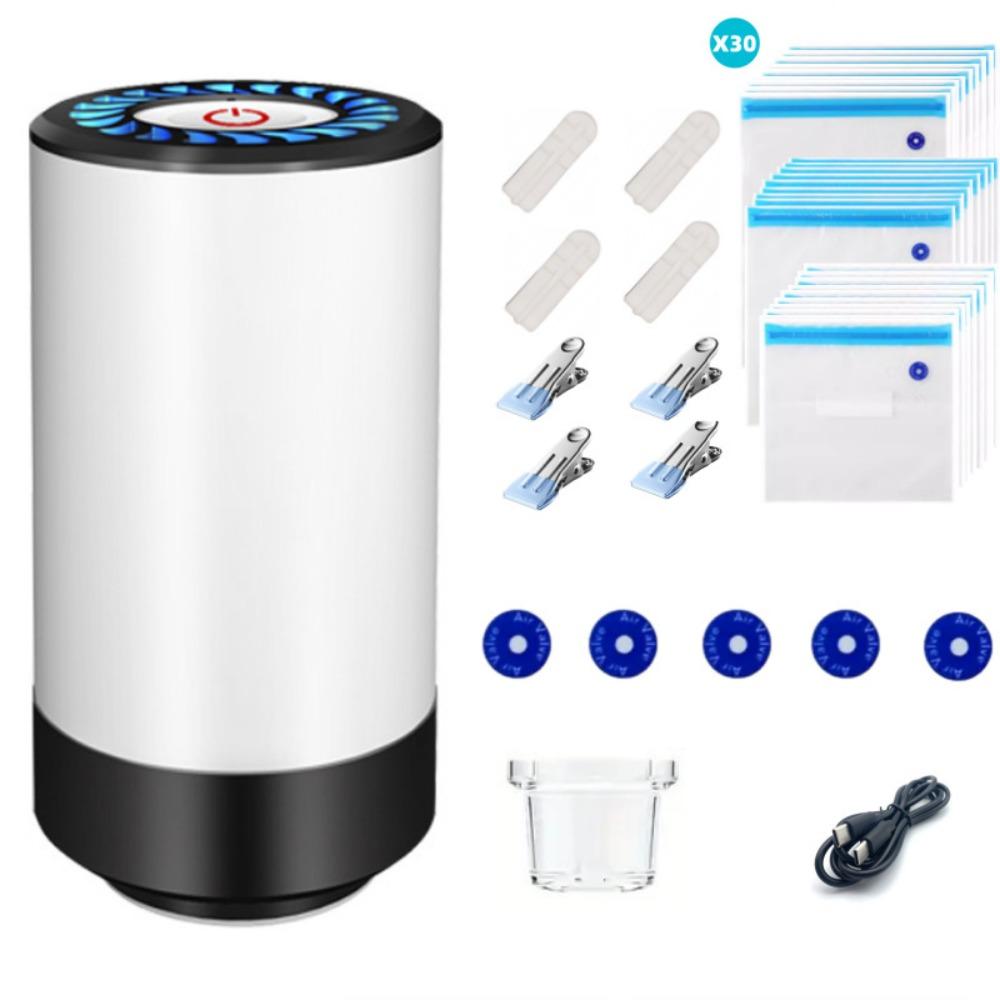 Low Noise Electric Vacuum Pump Mini Body Compressed Bag Air Pump Vacuum Bag Pump  Food Preservation