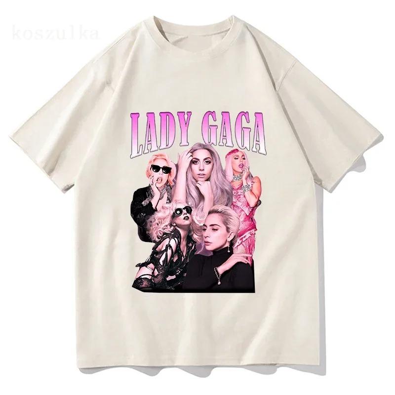Lady Gaga Mayhem Tričko Album Móda Dámské Oblečení Retro Léto Harajuku Dámské Oblečení Oblečení pro Fanoušky Trička