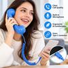 Type-C Landline Handle Receiver with Microphone Handheld Cell Phone Receiver Phone Handset