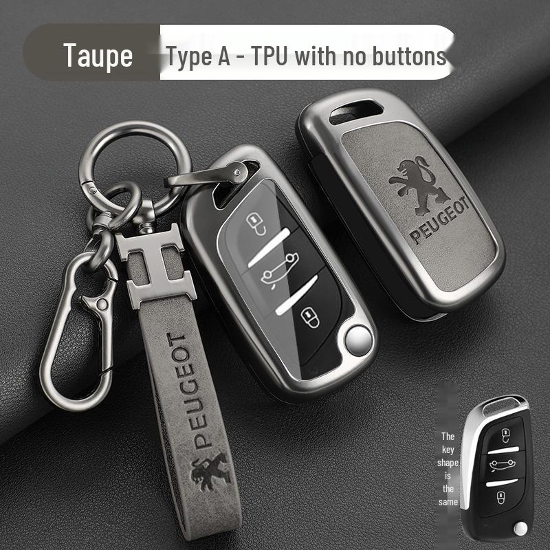 Zinc Alloy Key Cover for Dongfeng Peugeot: Fits 308, 301, 408X, 308S, 3008, 2008, 508 Models