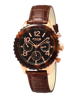 Poche 44Mm Camouflage Men'S Leather Watch Fm7741L-Gd
