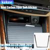 Real Carbon Fiber Car Accessories Dashboard Air Vent Decorative Cover Soft Sticker For BMW X5 E70 2008-2013 X6 E71 2009-2014