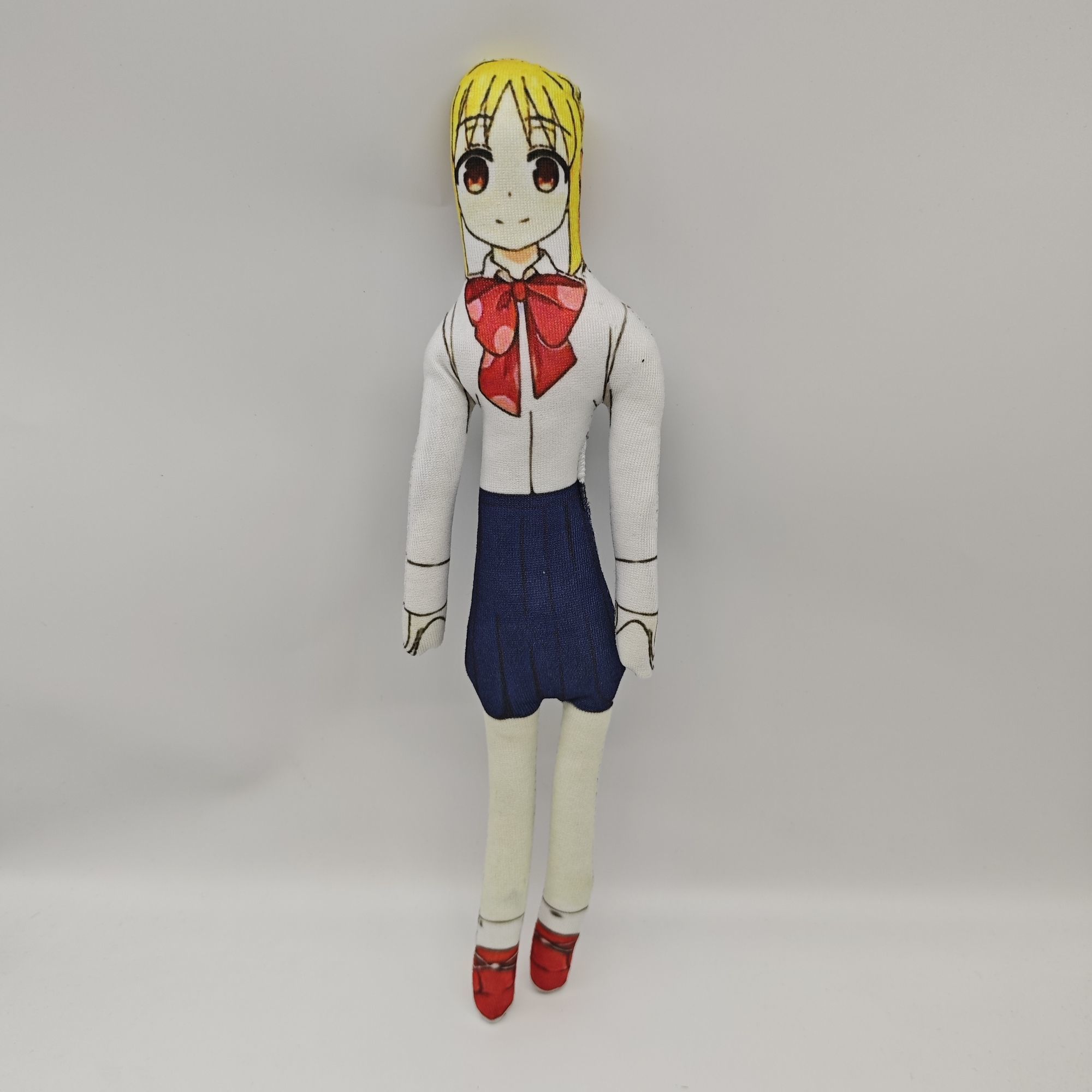 28cm Bocchi The Rock! Nijika Ijichi Ryo Yamada Abstract Pluche Pop Met Ingebouwd Draadframe Positioneerbaar Geen Witte Randen 28cm