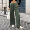 Women's Straight Pants Fashion Casual Pants Nine Point Harlan Pants