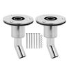 22mm Thru Hull Exhaust Skin 316 Stainless Steel Mirror Polished for Diesel Parking Heaters