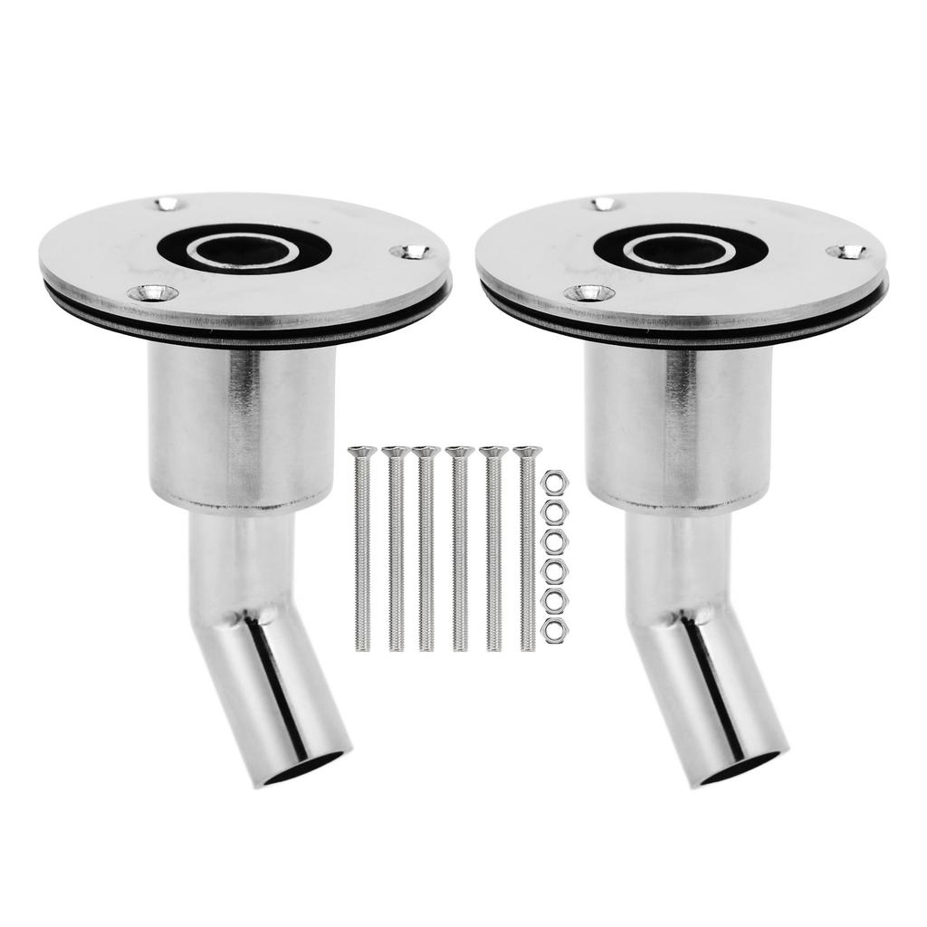 22mm Thru Hull Exhaust Skin 316 Stainless Steel Mirror Polished for Diesel Parking Heaters