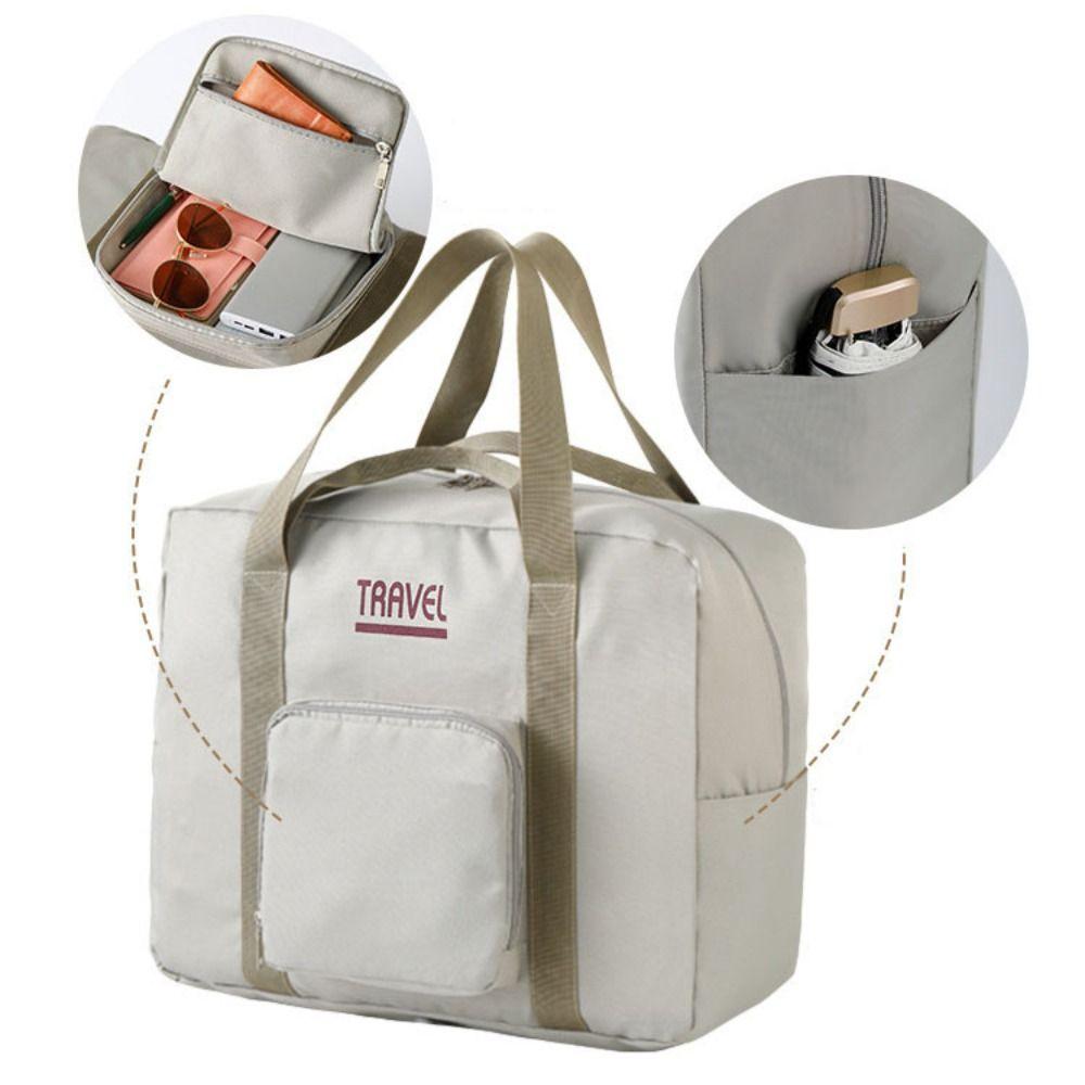 Oxford Cloth Clothing Organizing Bag Foldable Portable Bedding Storage Bag Handbags Large Capacity Travel Duffel Bag Unisex