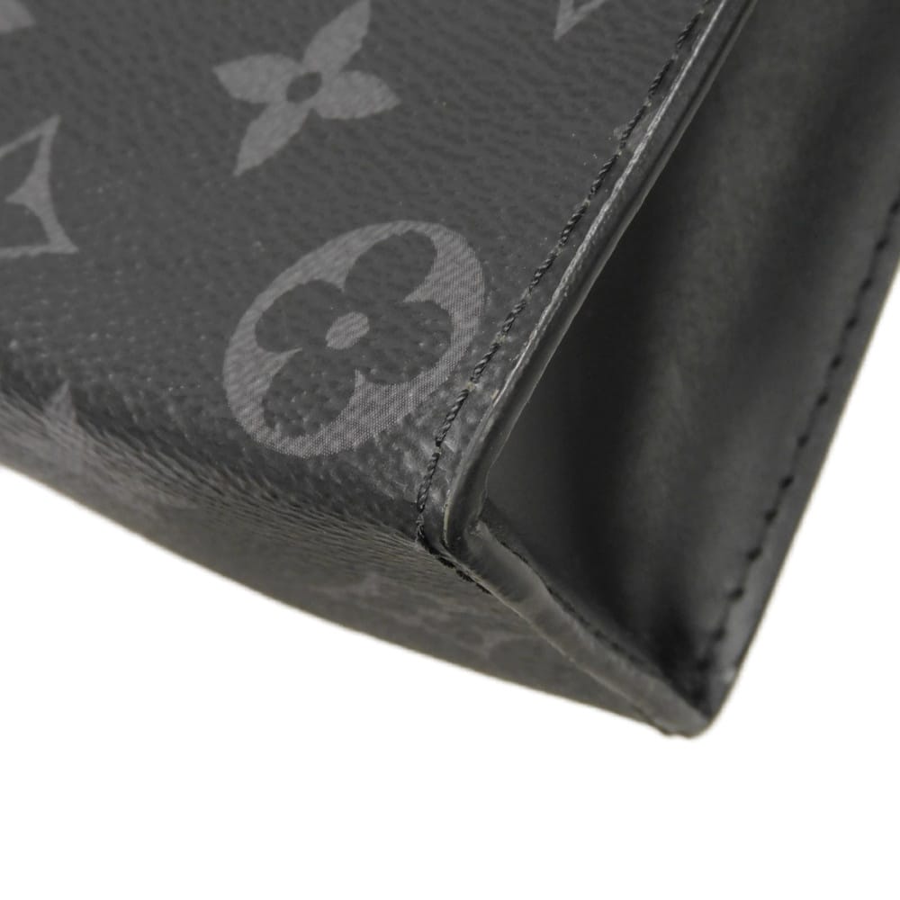 Used Voyage MM Pochette M61692 7931 Current Business Bag RFID IC Monogram Eclipse Noir Men's 12564 from Japan AUTHENTIC