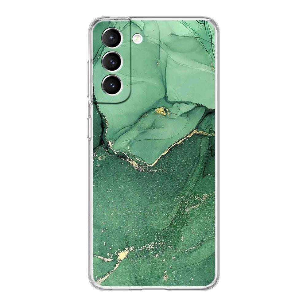 Marble Art Fashion Phone Case For Samsung Galaxy S21 Plus S20 FE S22 Ultra 5G S10E S10 S9 S8 Note 20 10 Lite Clear Cover Shell