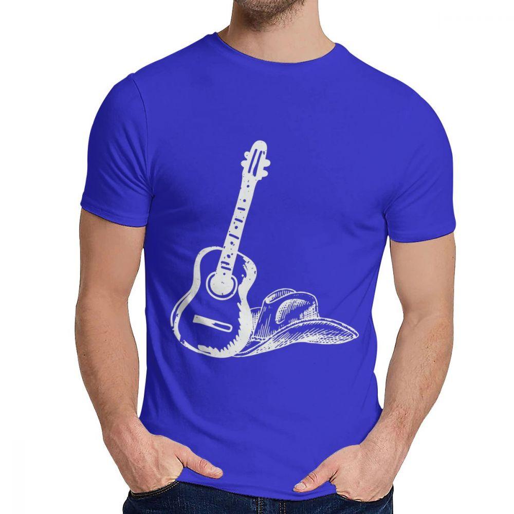 Picture Custom Country Music Shirt Gift Guitar Tee Unisex Stylish Great T Shirt Round Neck