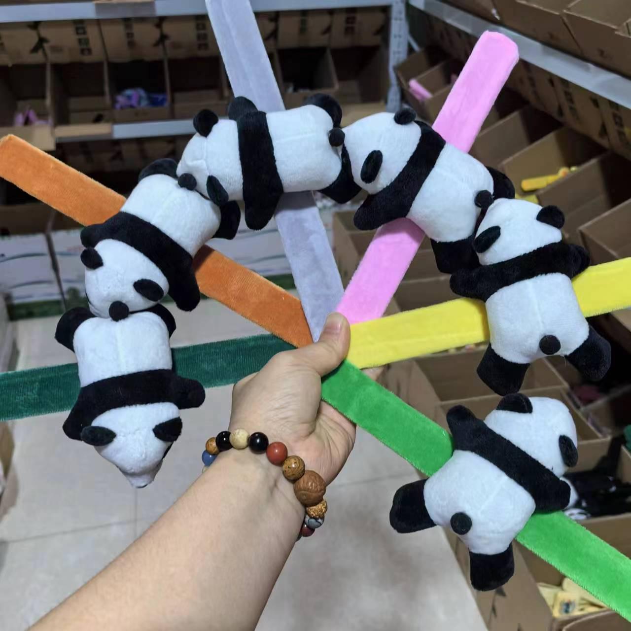 

Panda Plush Slap Bracelet Toy - Lying Doll Style for Couples 25cm Band