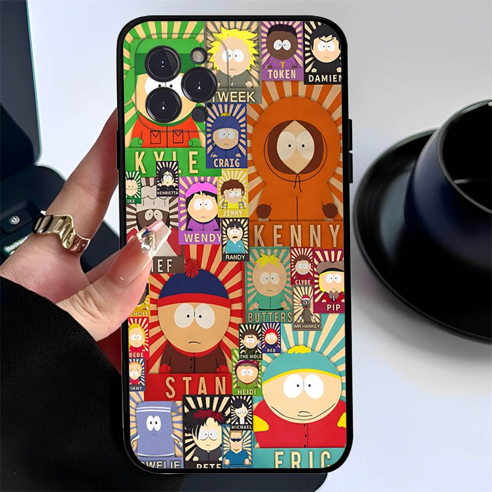 Funny S-South-Park Cute Phone Case For IPhone 17 16 Pro Max 15 14 13 12 11 Mini Plus Phone Cover