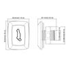 Trunk Lid Open Switch, Car Tailgate Switch Electric Tailgate Switch Trunk Lock Release