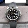 Rolex Yacht-Master 126622 Grå Lyser Upp Kalender Mekanisk Klocka med Gummiband - Vattentåligt Sportur