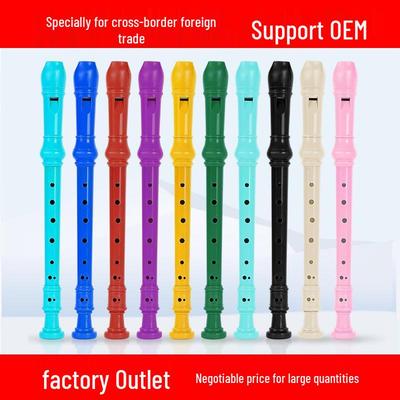 Flauto dolce soprano tedesco unisex a 8 fori per principianti - Flauto in ABS per studenti delle scuole elementari