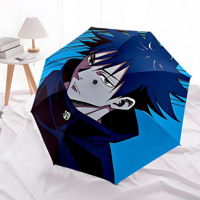 

1pc Anime Character Umbrella: Automatic Opening & Closing, Foldable Design, Iron Frame, Outdoor Use, Festival Gift, Suitable for Fans, Travel, Daily U