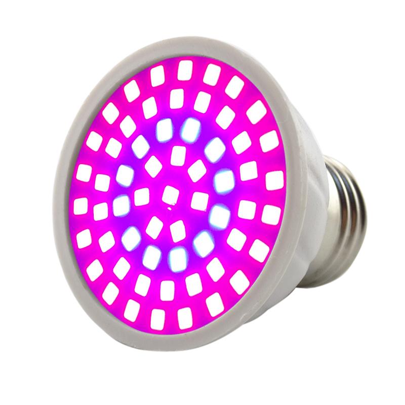 LED Pflanzenwachstumslampe Vollspektrum Blumenwachstumslampe E27 für Zimmerpflanzenlampen Phytolampe Hydroponische Beleuchtung