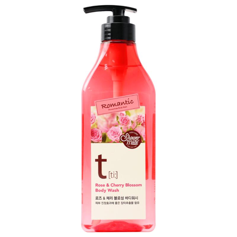 Aekyung Rose & Cherry Blossom Moisturizing Shower Gel 550g
