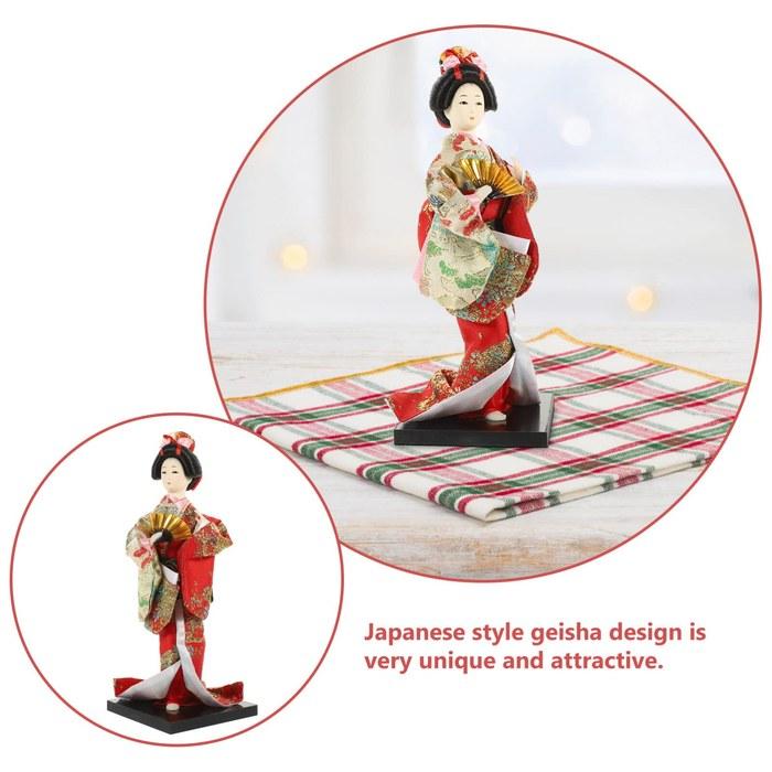 TOYMYTOY Geisha Doll 10.63 inch – Japanese Style Decoration