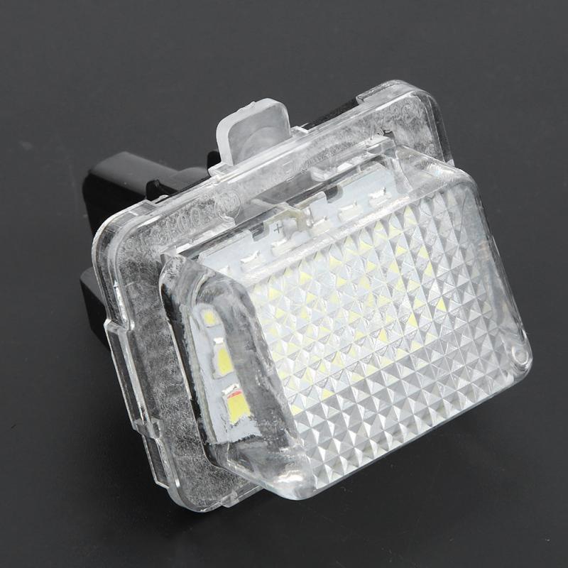 2Pcs High Quality Abs Car License Plate Led Light Lamp For