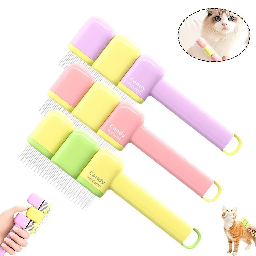 New Dopamine Dog Hair Remover Brush Knot Removes Floating Hair Artifact Pet Hair Detangling Comb Dog Row Comb Cat Dog