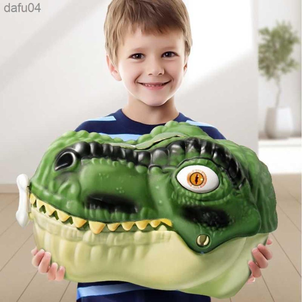 46/52 Pieces Of Jurassic Models Action Figures Storage Box, Tyrannosaurus Rex Figurine Model,Children Simulation Dinosaur World