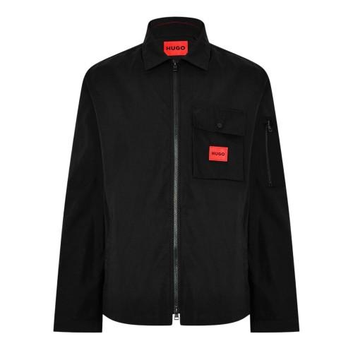 Hugo Mens Logo Cotton Overshirt