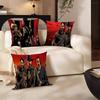 Red Dead R-Redemption Office Cushion Pillowcase Car Cushion Cover45X45CM Lumbar Pillowcase Sofa Pillowcover
